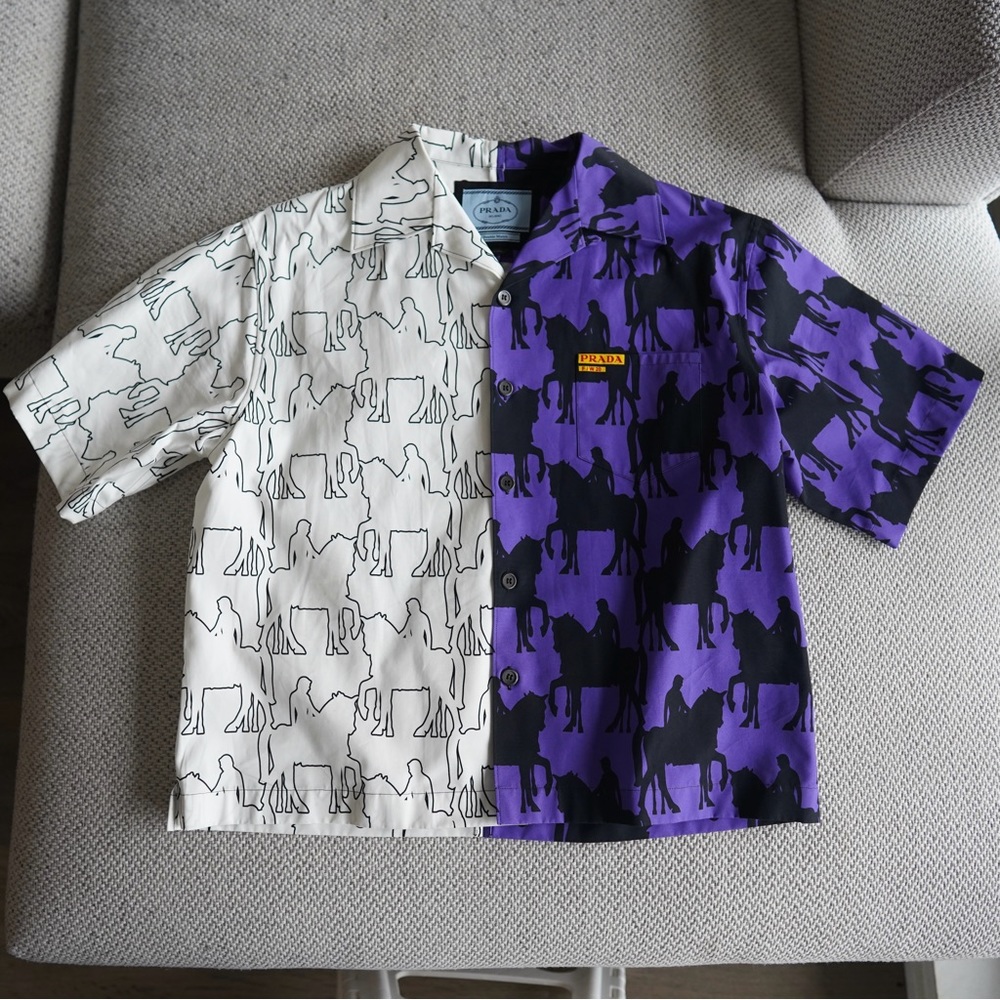 Prada double match shirt